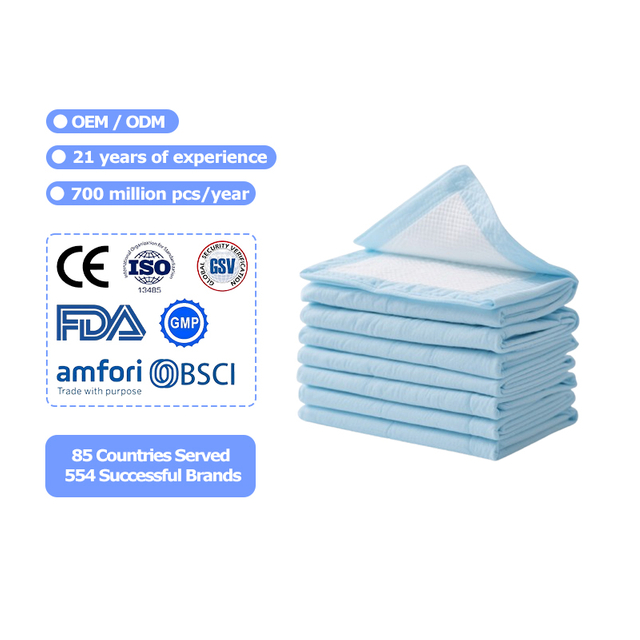 OEM Disposable Adult Disposable Adult Underpad Professional Manufacturer with Container Shipping