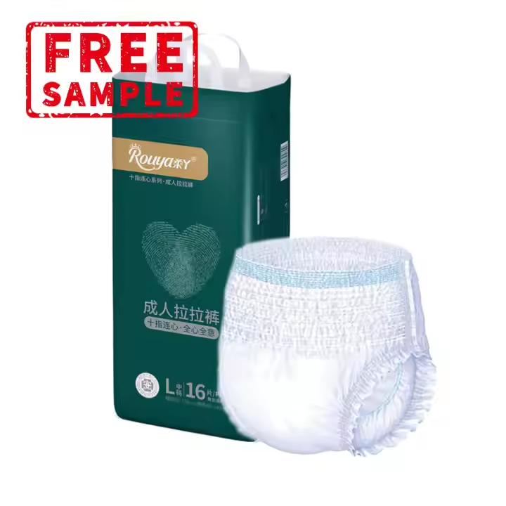 Free Sample OEM Wholesale Disposable Adult Pull Up Diapers Adult Diaper Pants Manufacturer